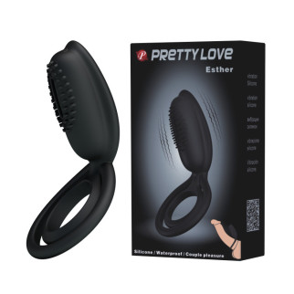 Ерекційне кільце - Pretty Love Esther Penis Ring Black 18+ - Інтернет-магазин спільних покупок ToGether