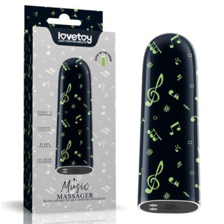 Вібропуля - Rechargeable Glow-in-the-dark Music Massager 18+ - Інтернет-магазин спільних покупок ToGether