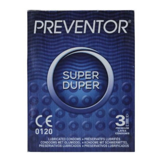 Презервативи - Preventor Super Duper, 3 шт. 18+ - Інтернет-магазин спільних покупок ToGether