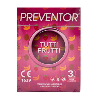 Презервативи - Preventor Tutti Frutti, 3 шт. 18+ - Інтернет-магазин спільних покупок ToGether