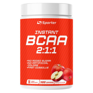 Амінокислота BCAA для спорту Sporter Instant BCAA 300 g /30 servings/ Apple - Інтернет-магазин спільних покупок ToGether