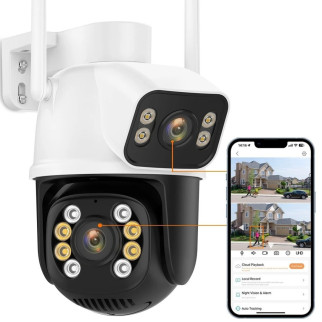Камера видеонаблюдения 2 незалежних об'єктива 2Mpx+2MPx IP Wi-Fi камера N23(ACSee) - Інтернет-магазин спільних покупок ToGether