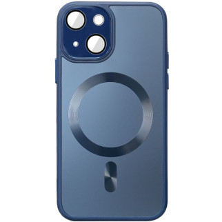 Чехол TPU+Glass Sapphire Midnight with MagSafe для Apple iPhone 14 (6.1") - Інтернет-магазин спільних покупок ToGether
