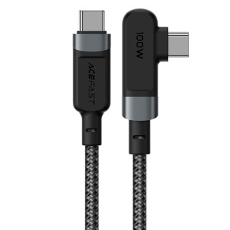 Дата кабель Acefast C5-03 USB-C to USB-C 100W right angled aluminum alloy (2m) - Інтернет-магазин спільних покупок ToGether