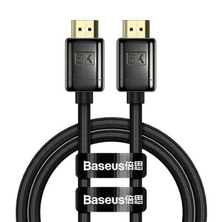 Дата кабель Baseus HDMI High Definition Series 8KHDMI To 8KHDMI (Zinc alloy) (1m) (WKGQ000001)) - Інтернет-магазин спільних покупок ToGether