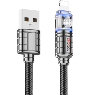 Дата кабель Hoco U122 Lantern Transparent Discovery Edition USB to Lightning (1.2m) - Інтернет-магазин спільних покупок ToGether