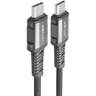 Дата кабель Acefast C1-09 USB-C to USB-C PD240W 40Gbps USB 4 aluminum alloy (1m) - Інтернет-магазин спільних покупок ToGether