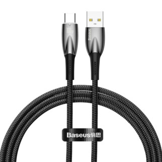 Дата кабель Baseus Glimmer Series Fast Charging Data Cable USB to Type-C 100W 1m (CADH00040) - Інтернет-магазин спільних покупок ToGether