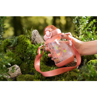 Пляшка для води дитяча Ardesto Llama AR-2250-PL 500 мл рожева - Інтернет-магазин спільних покупок ToGether