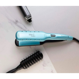 Випрямляч для волосся Remington Wet2Straight S7350 62 Вт блакитний - Інтернет-магазин спільних покупок ToGether