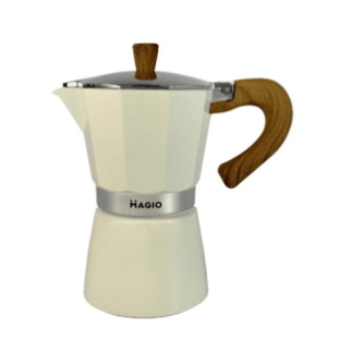 Гейзерна кавоварка Magio MG-1009 450 мл 9 чашок молочна - Інтернет-магазин спільних покупок ToGether
