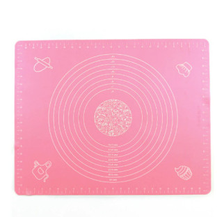 Килимок кондитерський силіконовий Frico FRU-082-Pink 59х39 см рожевий - Інтернет-магазин спільних покупок ToGether