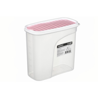 Контейнер для сипучих продуктів Ardesto Fresh AR-1218-PP 1800 мл рожевий - Інтернет-магазин спільних покупок ToGether