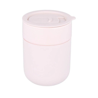 Кухоль з кришкою для кави Cute Travel Mugs 295-Pink 295 мл рожева - Інтернет-магазин спільних покупок ToGether