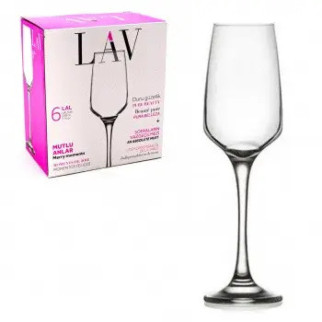Набір келихів для шампанського Lav Lal LAL-545F 6 шт 230 мл - Інтернет-магазин спільних покупок ToGether