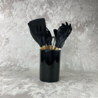 Набір кухонного приладдя Edenberg EB-3610-Black 12 предметів чорний - Інтернет-магазин спільних покупок ToGether