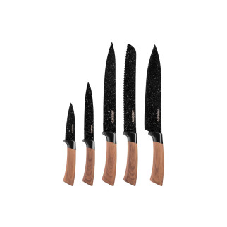 Набір ножів Ardesto Midori AR-2105-BWD 5 предметів коричневий - Інтернет-магазин спільних покупок ToGether