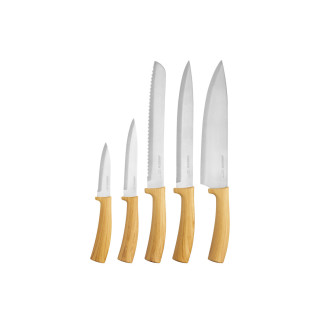 Набір ножів Ardesto Midori AR-2105-WD 5 предметів бежевий - Інтернет-магазин спільних покупок ToGether