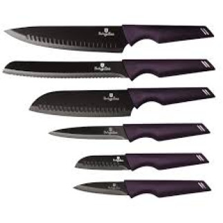 Набір ножів Berlinger Haus Purple Eclipse Co BH-2597 6 предметів фіолетовий - Інтернет-магазин спільних покупок ToGether