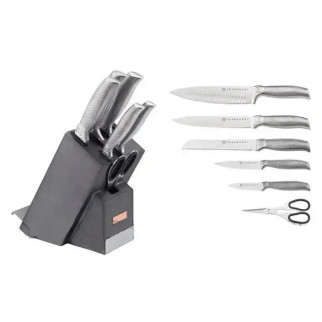 Набір ножів Edenberg EB-11023-Dark-grey 7 предметів темно-сірий - Інтернет-магазин спільних покупок ToGether
