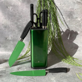 Набір ножів Edenberg EB-11027-Green 7 предметів зелений - Інтернет-магазин спільних покупок ToGether