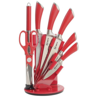 Набір ножів Rainstahl RS-KN-8002-08 8 предметів червоний - Інтернет-магазин спільних покупок ToGether