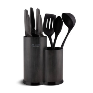 Набір ножів та кухонного приладдя Edenberg EB-7811 9 предметів темно-сірий - Інтернет-магазин спільних покупок ToGether