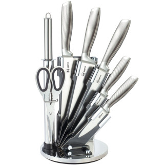 Набір ножів з нержавіючої сталі на підставці 8 пр Rainstahl RS/KN-8008-08 - Інтернет-магазин спільних покупок ToGether