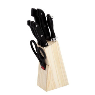 Набір ножів на дерев'яній підставці 8 шт Empire M-3118 - Інтернет-магазин спільних покупок ToGether