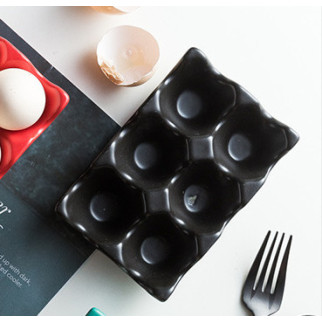 Підставка для яєць на 6 осередків Великдень 6745 3.2х9.5х14.5 см чорна - Інтернет-магазин спільних покупок ToGether