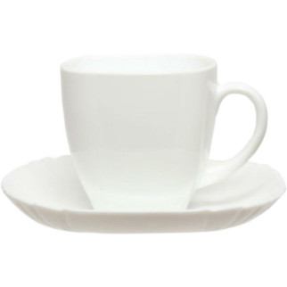 Сервіз чайний Luminarc Carine White Q0881 12 предметів (блюдце Lotusia) - Інтернет-магазин спільних покупок ToGether