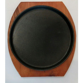 Сковорода чавунна на дерев'яній підставці Empire EM-9934-1 20 см - Інтернет-магазин спільних покупок ToGether