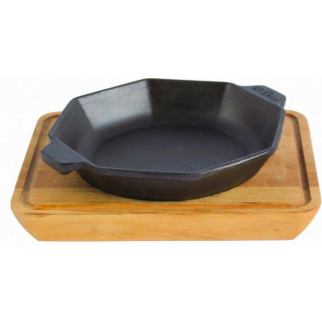 Сковорода чавунна з підставкою Brizoll Horeca H8-1425-D 14 см - Інтернет-магазин спільних покупок ToGether