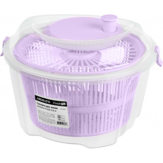 Сушка для салату Ardesto Fresh AR-1603-LP 4.4 л фіолетова - Інтернет-магазин спільних покупок ToGether