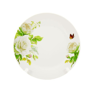Тарілка десертна Interos Біла роза 18-031С-20-M-80743 20 см - Інтернет-магазин спільних покупок ToGether