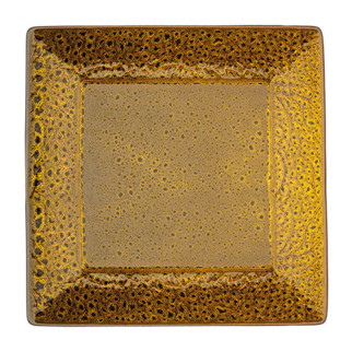 Тарілка квадратна підставна Losk Dec Marron Yellow L0480-XY4610A 27 см жовта - Інтернет-магазин спільних покупок ToGether