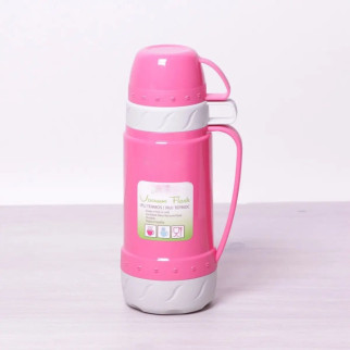 Термос питний з двома чашками Frico FRU-270-Pink 1800 мл рожевий - Інтернет-магазин спільних покупок ToGether