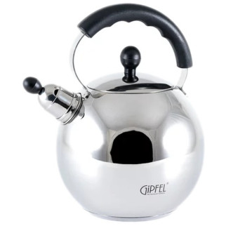 Чайник зі свистком Gipfel Moda GP-1138 2.5 л сріблястий - Інтернет-магазин спільних покупок ToGether