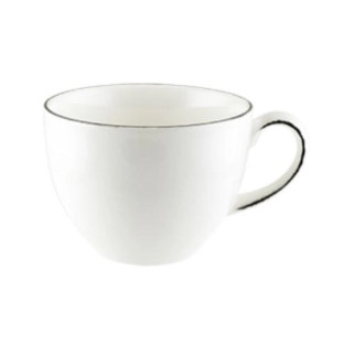 Чашка Bonna Retro Black E104RIT01CF 230 мл біла - Інтернет-магазин спільних покупок ToGether