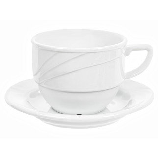 Чашка з блюдцем кавова Kutahya Porselen Didim 39-095 100 мл 2 предмети - Інтернет-магазин спільних покупок ToGether