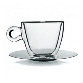 Чашка з подвійними стінками Luigi Bormioli Thermic Glass A-10083-S-0102-AA-01 65 мл - Інтернет-магазин спільних покупок ToGether