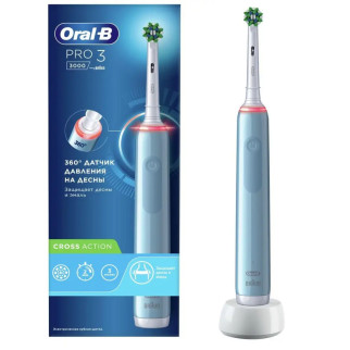 Електрична зубна щітка Braun Oral-B PRO3 3000 Cross Action D505-513-3 - Інтернет-магазин спільних покупок ToGether