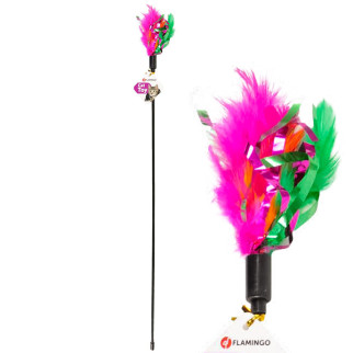 Дражнилка для котів Flamingo Feather Stick, 60 см - Інтернет-магазин спільних покупок ToGether