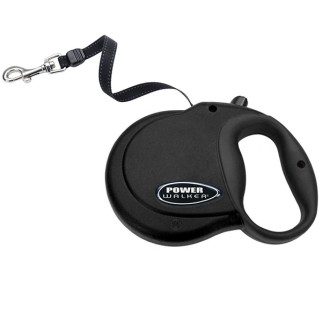 Рулетка Coastal Power Walker Retractable Leash до 50 кг, стрічка 4.8 м, чорна - Інтернет-магазин спільних покупок ToGether