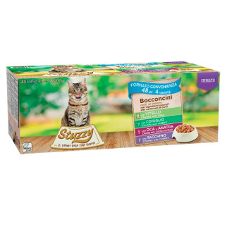 Набір вологого корму Stuzzy Cat Sterilized Multipack з телятиною, кроликом та птицею для стерилізованих котів 48 шт * 85 гр - Інтернет-магазин спільних покупок ToGether