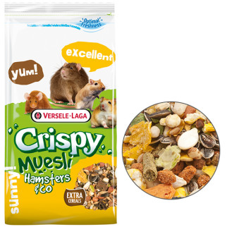 Корм Versele-Laga Crispy Muesli Hamster для хом'яків, щурів та мишей 1 кг - Інтернет-магазин спільних покупок ToGether