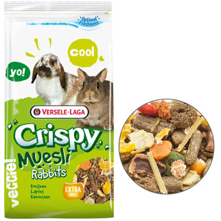 Корм Versele-Laga Crispy Muesli Rabbits для кроликів 1 кг - Інтернет-магазин спільних покупок ToGether
