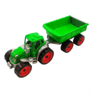 Дитячий трактор з причепом 3442TXK, 2 кольори  (Зелений) - Інтернет-магазин спільних покупок ToGether