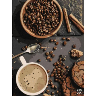 Картина за номерами "Ароматна кава" Ідейка KHO5644 30х40 см - Інтернет-магазин спільних покупок ToGether