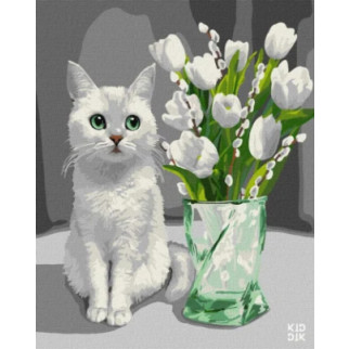 Картина за номерами "Білосніжна весна" Ідейка KHO4319 40х50 см - Інтернет-магазин спільних покупок ToGether
